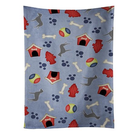 CAROLINES TREASURES Irish Wolfhound Dog House Collection Kitchen Towel BB3903KTWL